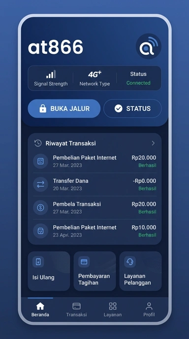 Tampilan link alternatif at866